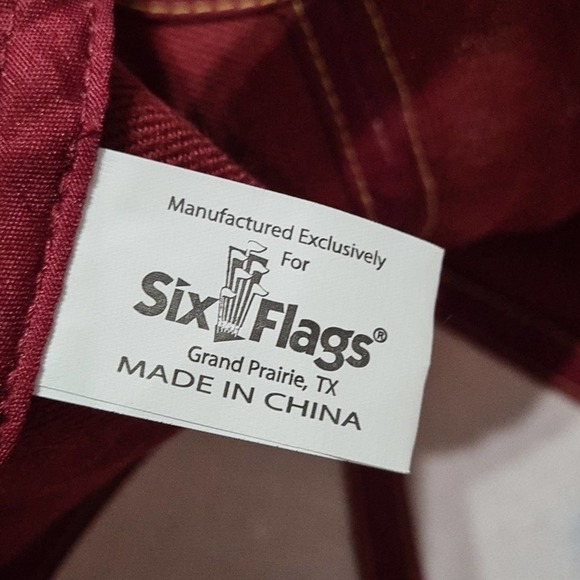 Cleveland Snapback Hat Vintage Six Flags - Picture 5 of 7